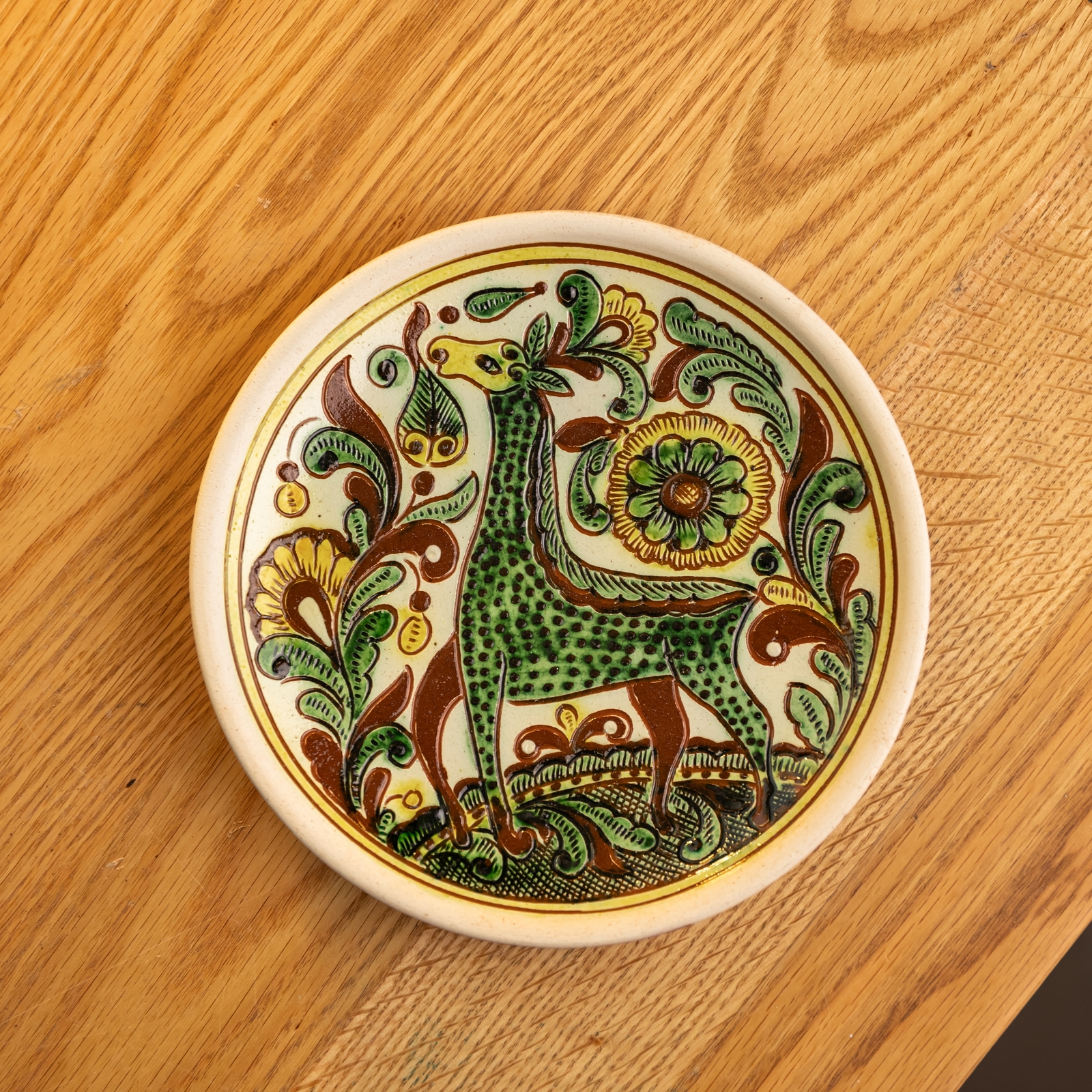 Тарілочка на стіну "Олень", 19 см