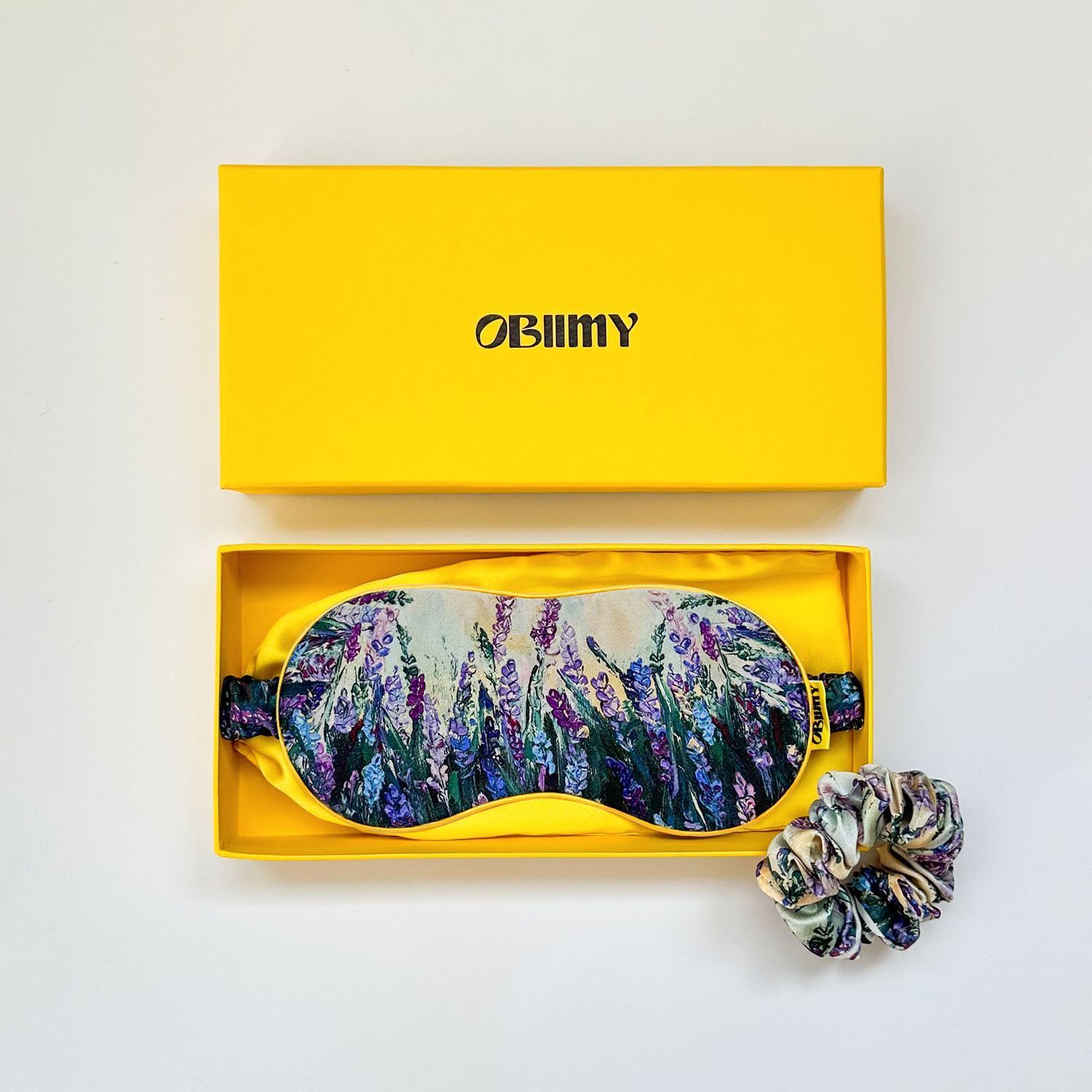 Маска для сну та шовкова резинка для волосся «Енергія»