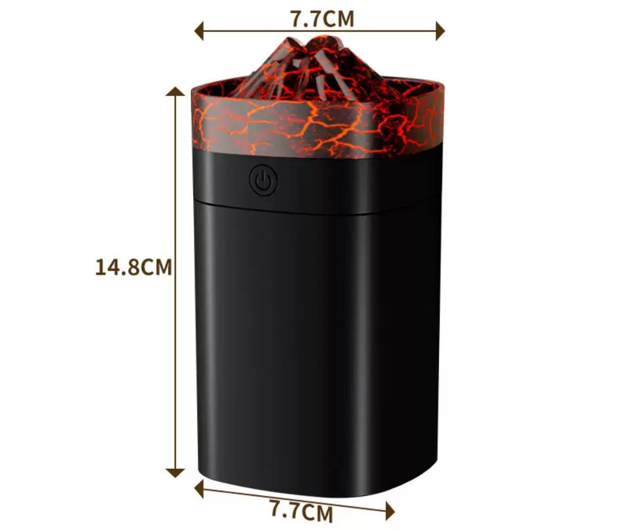 Зволожувач повітря вулкан чорний