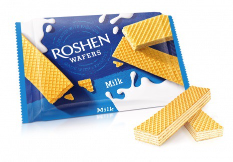 🇺🇦 "Roshen" Вафли Wafers молоко, 72 гр.