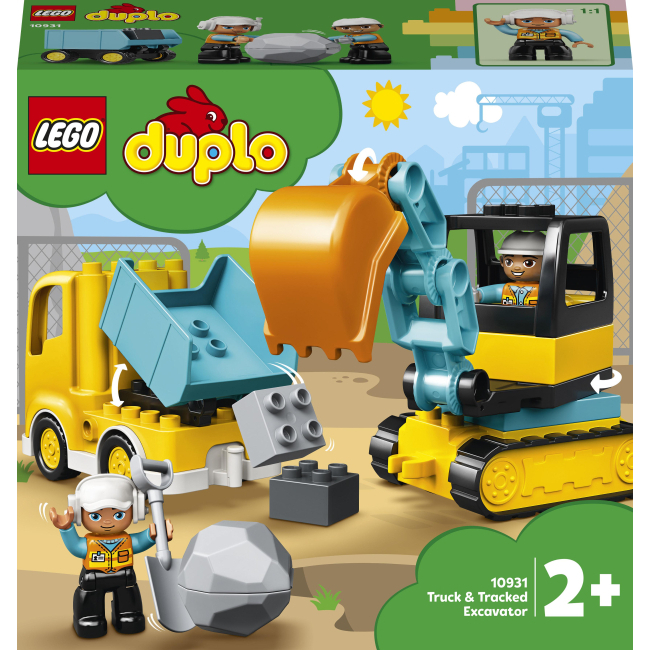 Конструктор LEGO DUPLO Вантажівка та гусеничний екскаватор (10931)