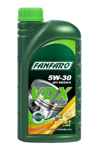 Моторна олива синтетична VDX 5W-30 1л Fanfaro