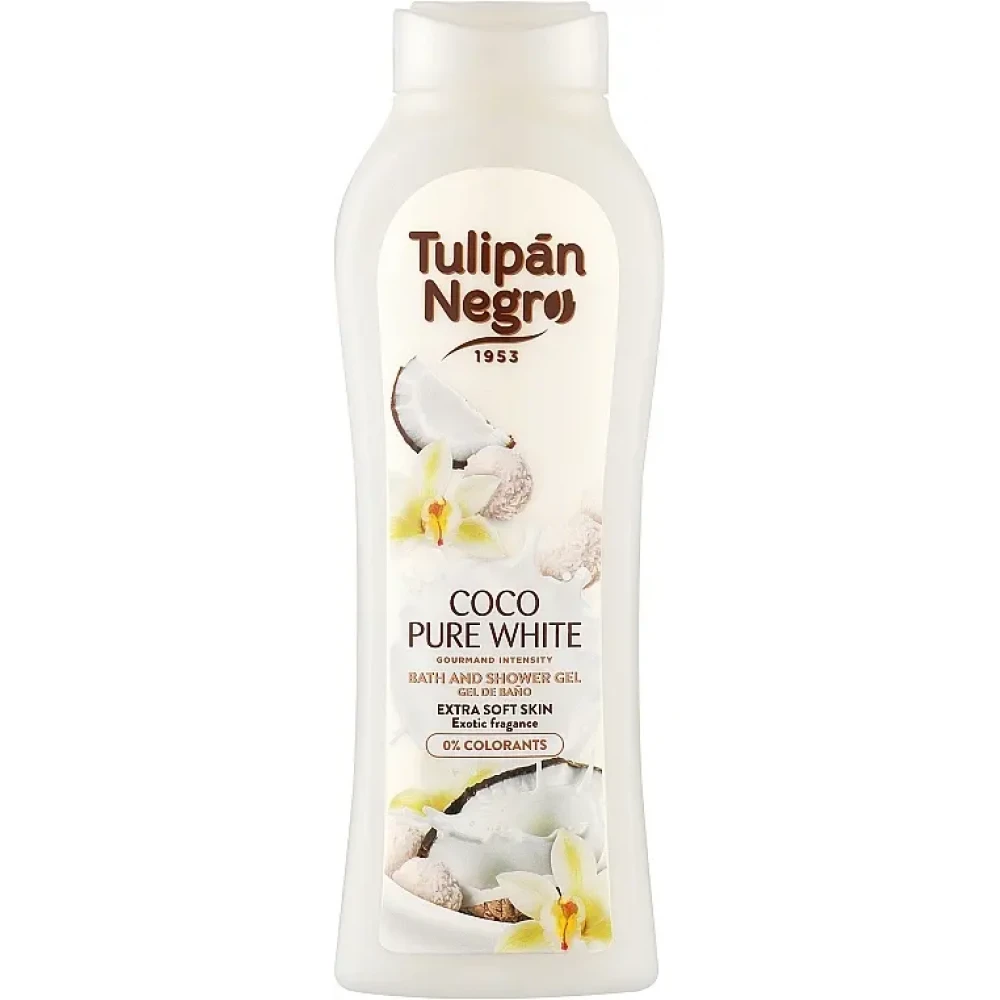 Гель для душу Ніжний кокос Tulipan Negro