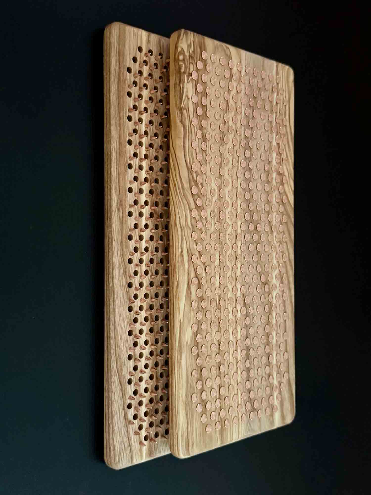 Дошка Садху з Мідними цвяхами, Крок 10 мм, "Аскеза Мідь"