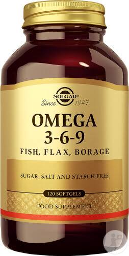 Solgar Omega 3-6-9 1300 мг (120 капсул)