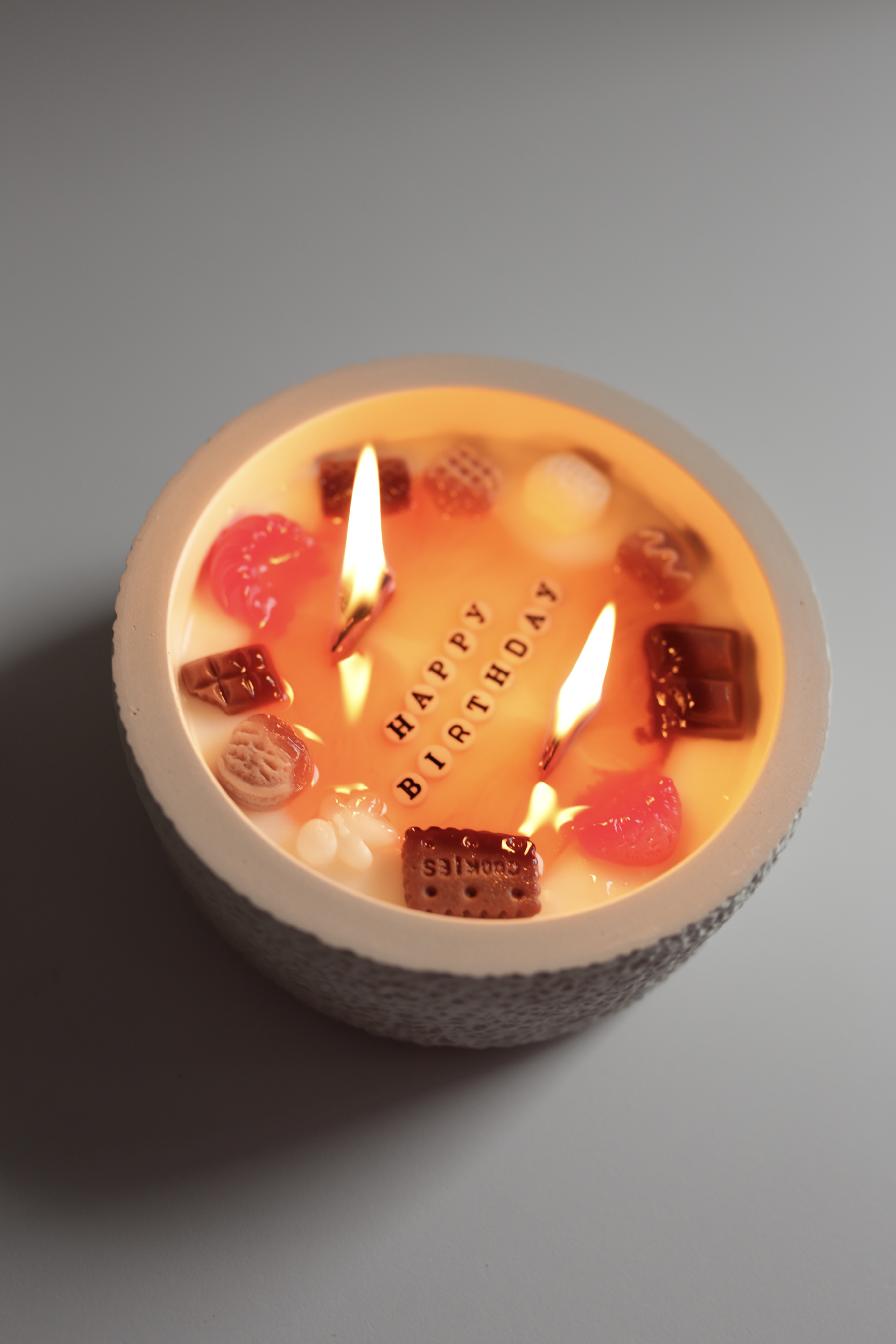 №1 Свічка-тортик "Нappy Birthday" свічка із таємним написом