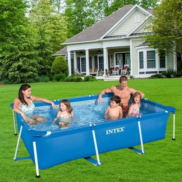 Басейн каркасний Intex 28271 прямокутний 260х160х65 см об'єм 2282л