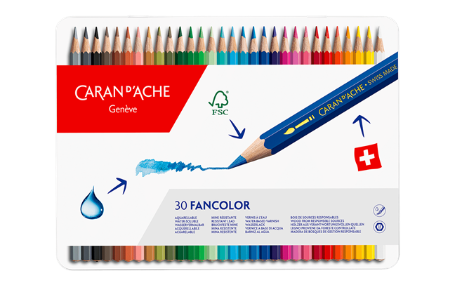 Коробка з 30 кольорів Fancolor