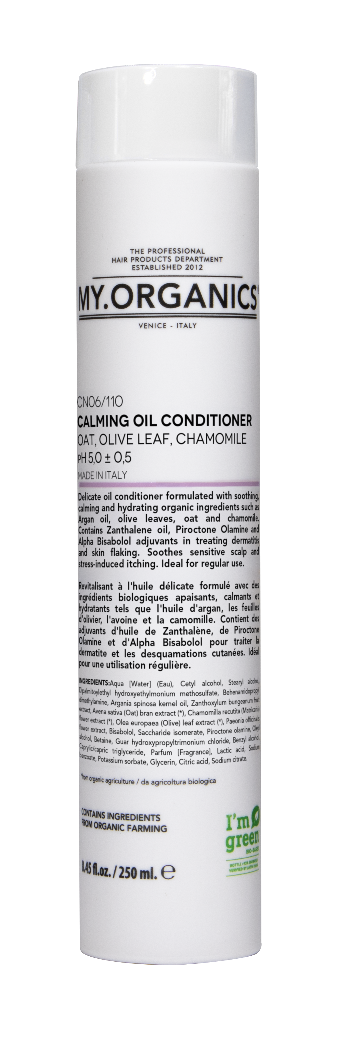 Кондиціонер для лікування дерматитів та лущення шкіри Calming Oil Conditioner MY.ORGANICS