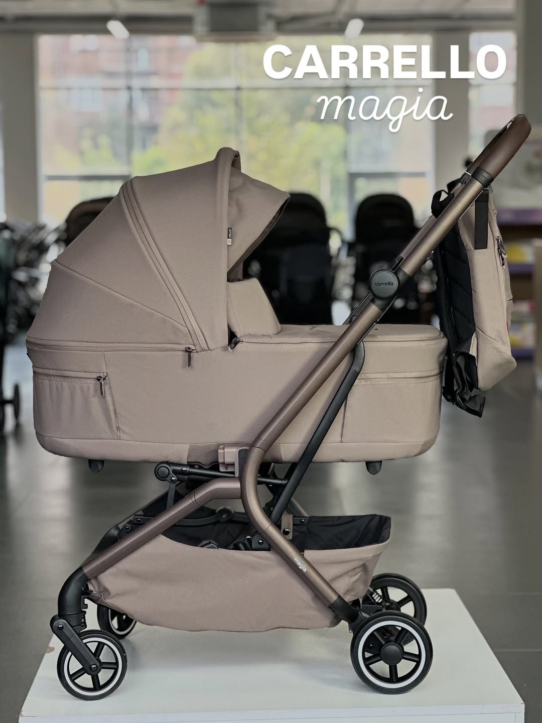 Коляска 2в1 CARRELLO Magia 2025 CRL-6555 (2in1) Cocoa Beige