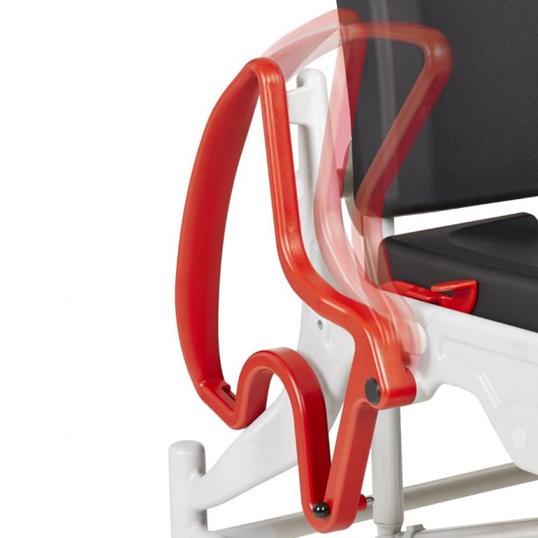 Rebotec Phoenix - Tilt in Place Comfort Shower Commode Chair - Grey