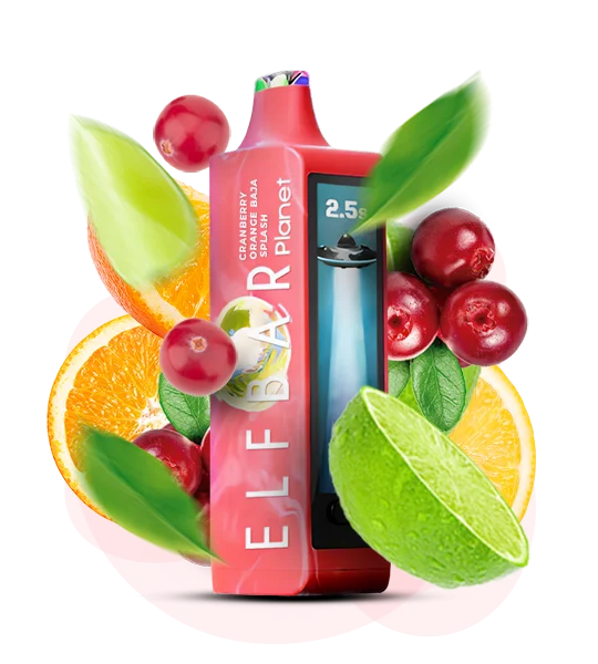 ELF PLANET 25000 Cranberry Orange Baja Splash ( Журавлина Апельсин Цитруси )