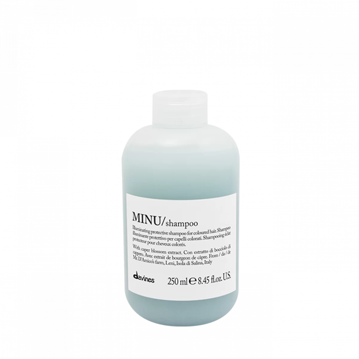 Шампунь для блиску та збереження кольору фарбованого волосся, MINU shampoo
