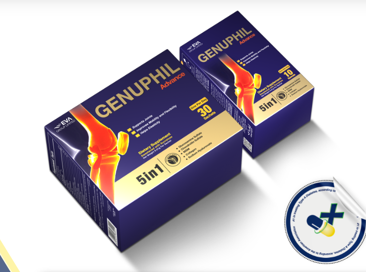Genuphil Advance Женуфіл Адванс Глюкозамін Хондроїтин 10 або 30 саше