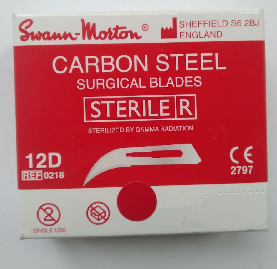 Леза Swann Morton 12D