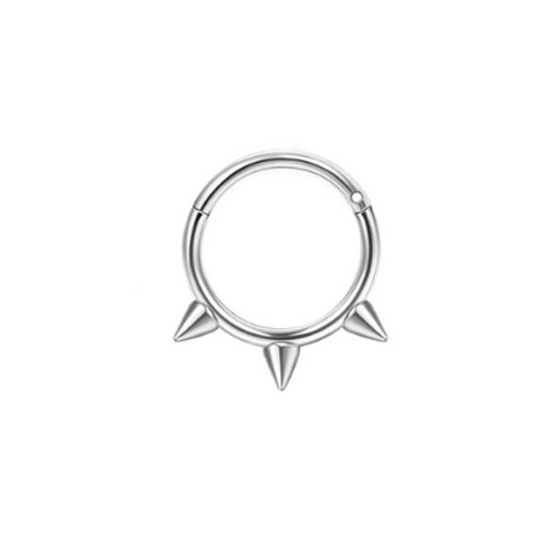 Clicker Ring with Three Spikes