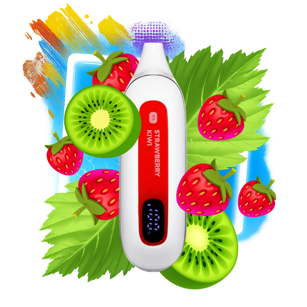 FLONQ MAX SMART 12000 Strawberry Kiwi ( Полуниця Ківі )