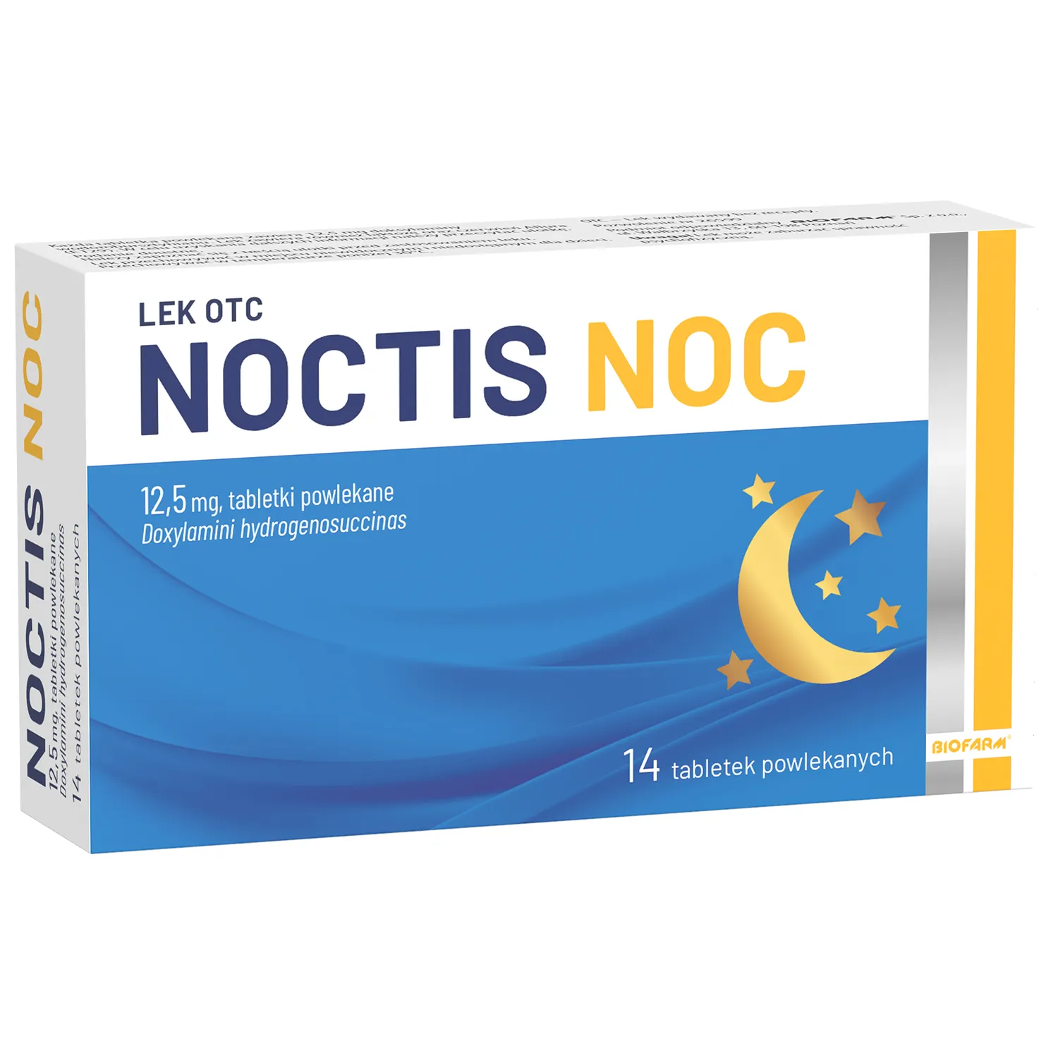 Noctis Noc 12,5 мг засіб від безсоння з доксиламіном - 14 таблеток