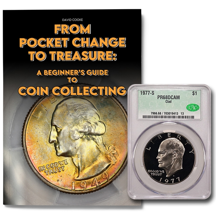 From Pocket Change To Treasure: A Beginner's Guide To Coin Collecting w/ 1977-S $1 CACG PR68DCAM