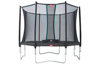 Батут BERG Favorit Grey 430 + захисна сітка Safety Net Comfort