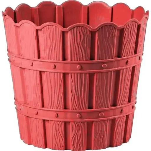 Горщик для квітів VIOLET HOUSE 1048 BAMBOO RED д/квітів із дренажем 7 л.