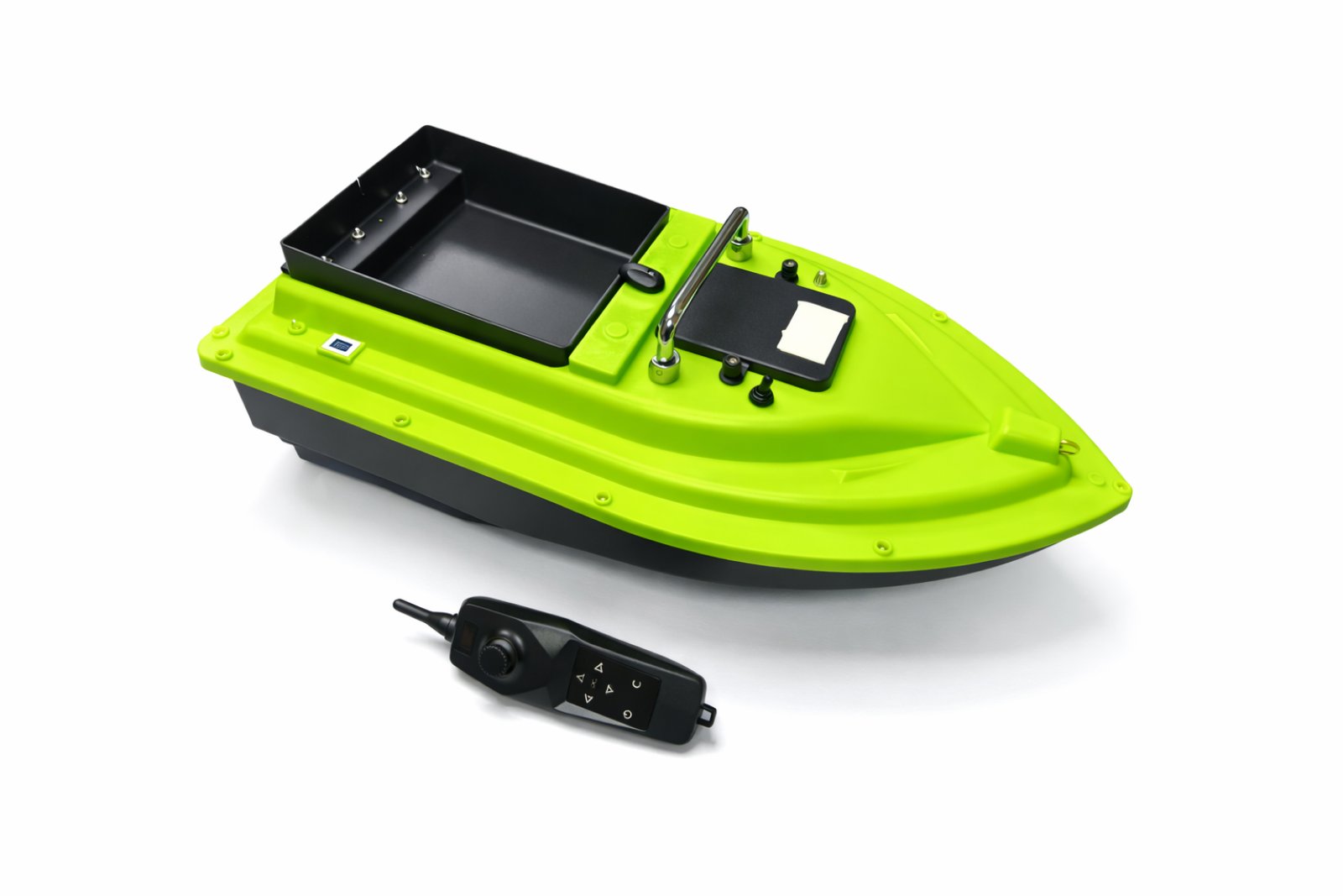 Кораблик для прикормки D26 Green White GPS 400м