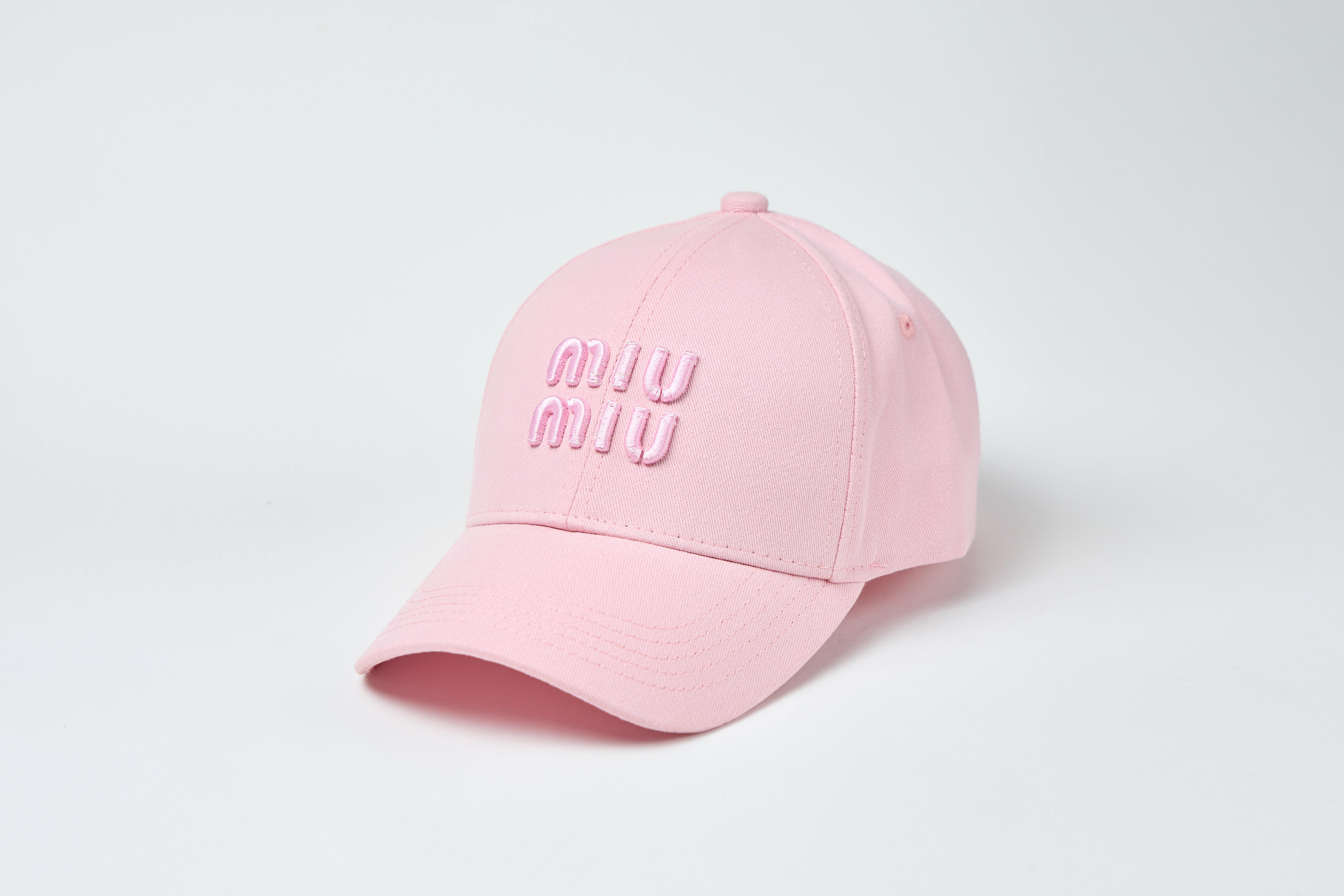 Бейсболка MIU MIU - Міу Міу Рожева Вишивка Рожева Копія