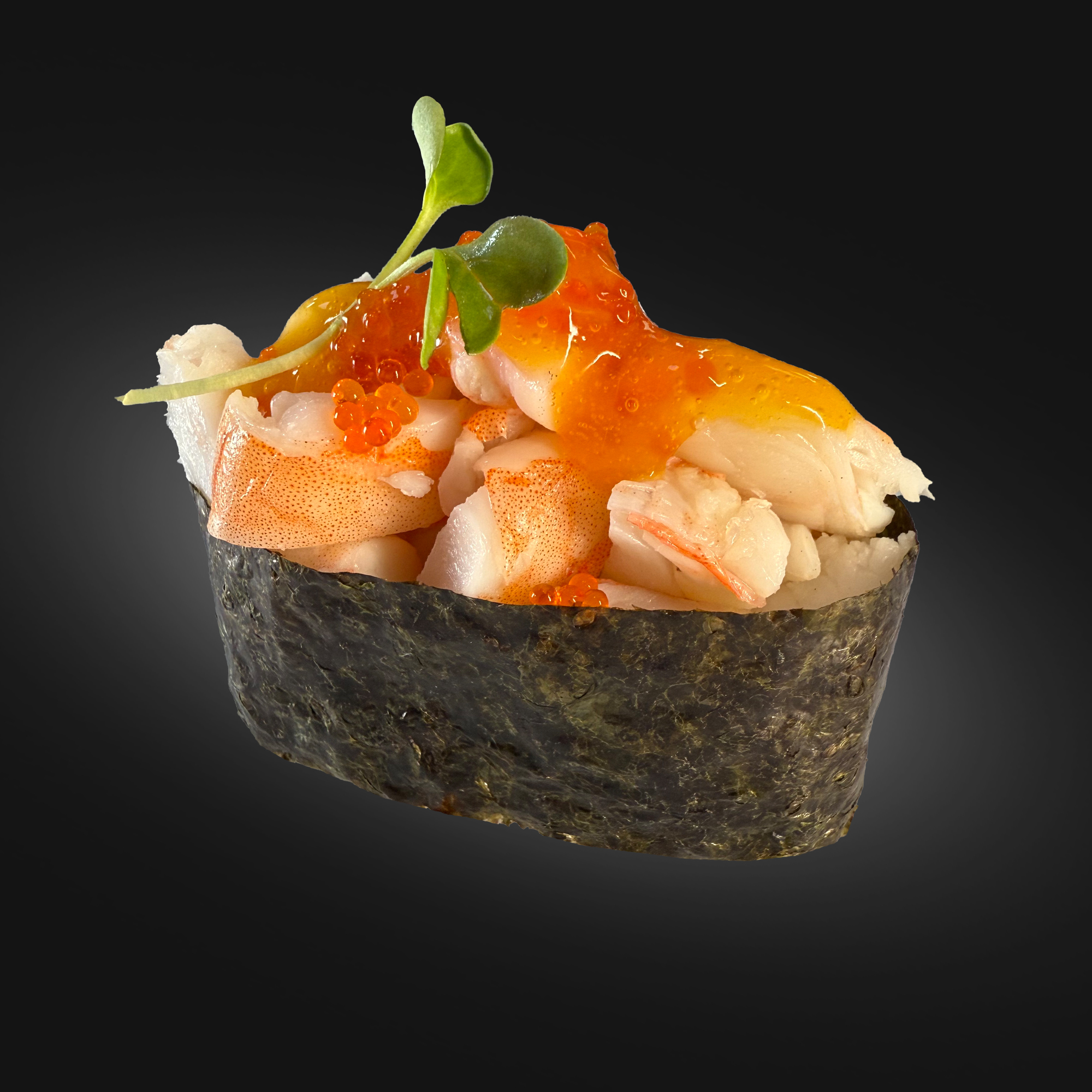 Гункан з креветкою