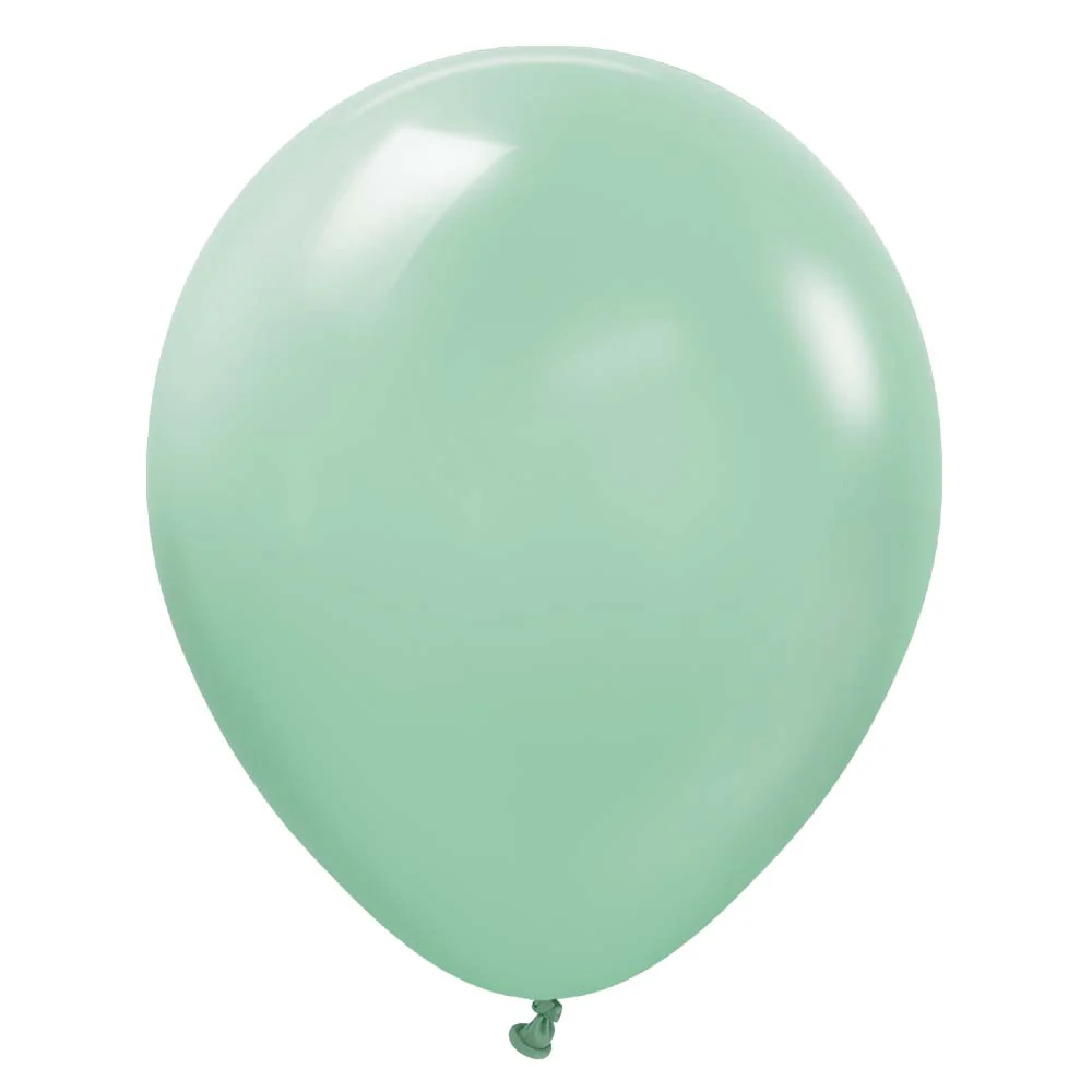 Mint latex helium balloon