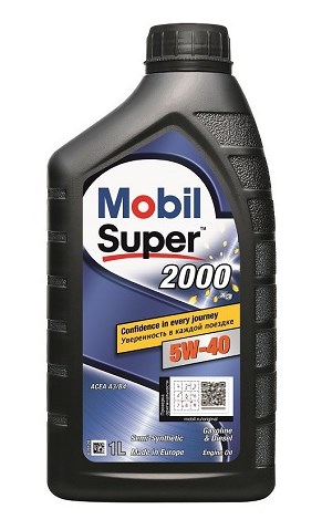 Моторна олива 5W40  Mobil Super 2000 X3, 1л.