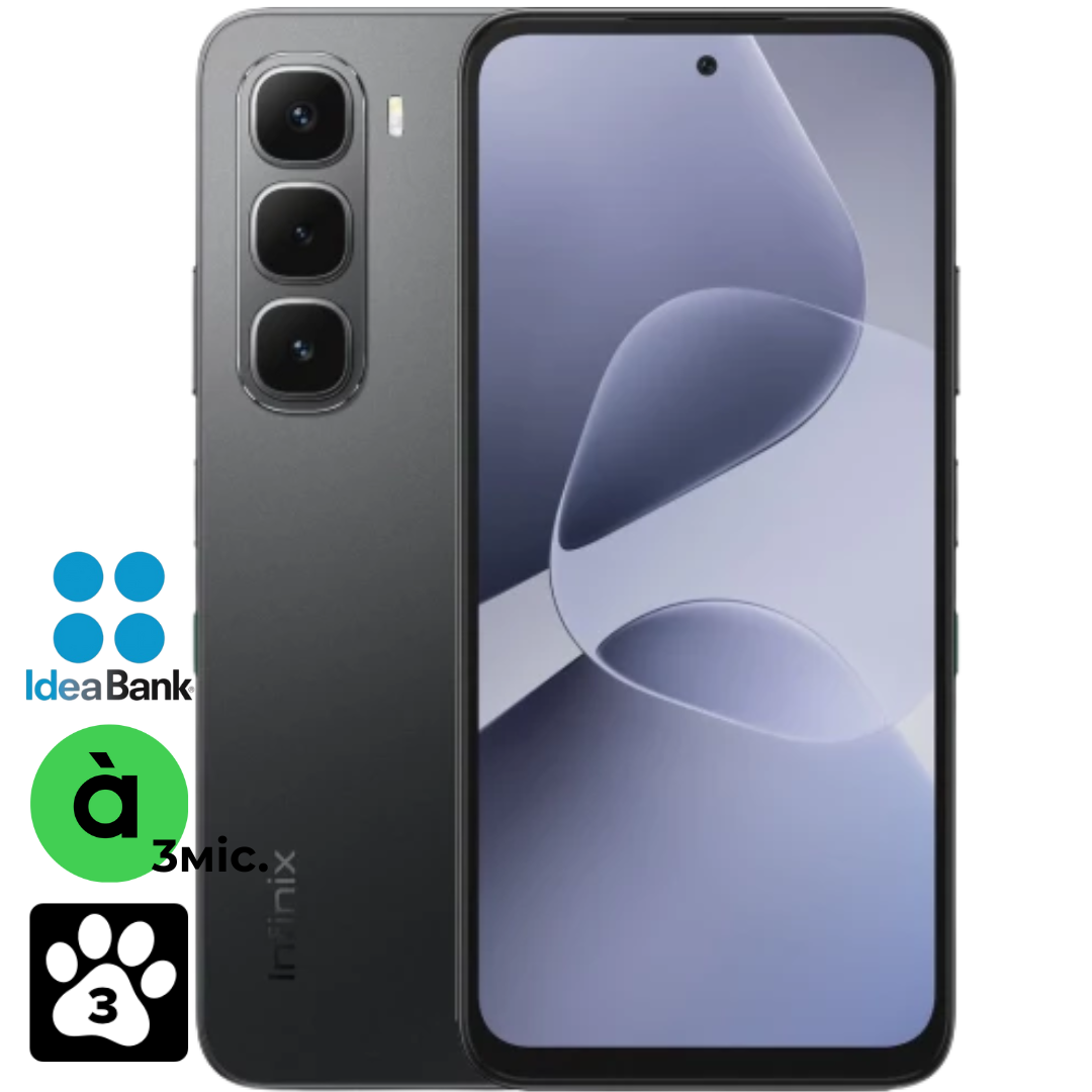 Смартфон Infinix Hot 60i X6728 4/128GB Sleek Black