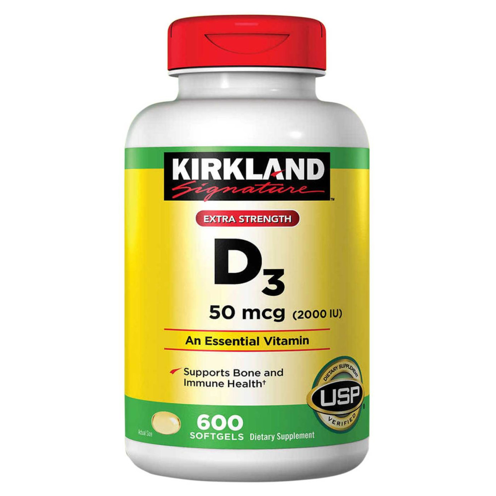 Kirkland Signature Vitamin D3 50 мкг (2000 МО)