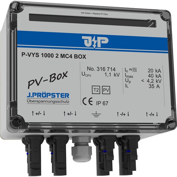 ПЗІП -VYS 1000 2 MC4 BOX тип 2, IP 67, PV