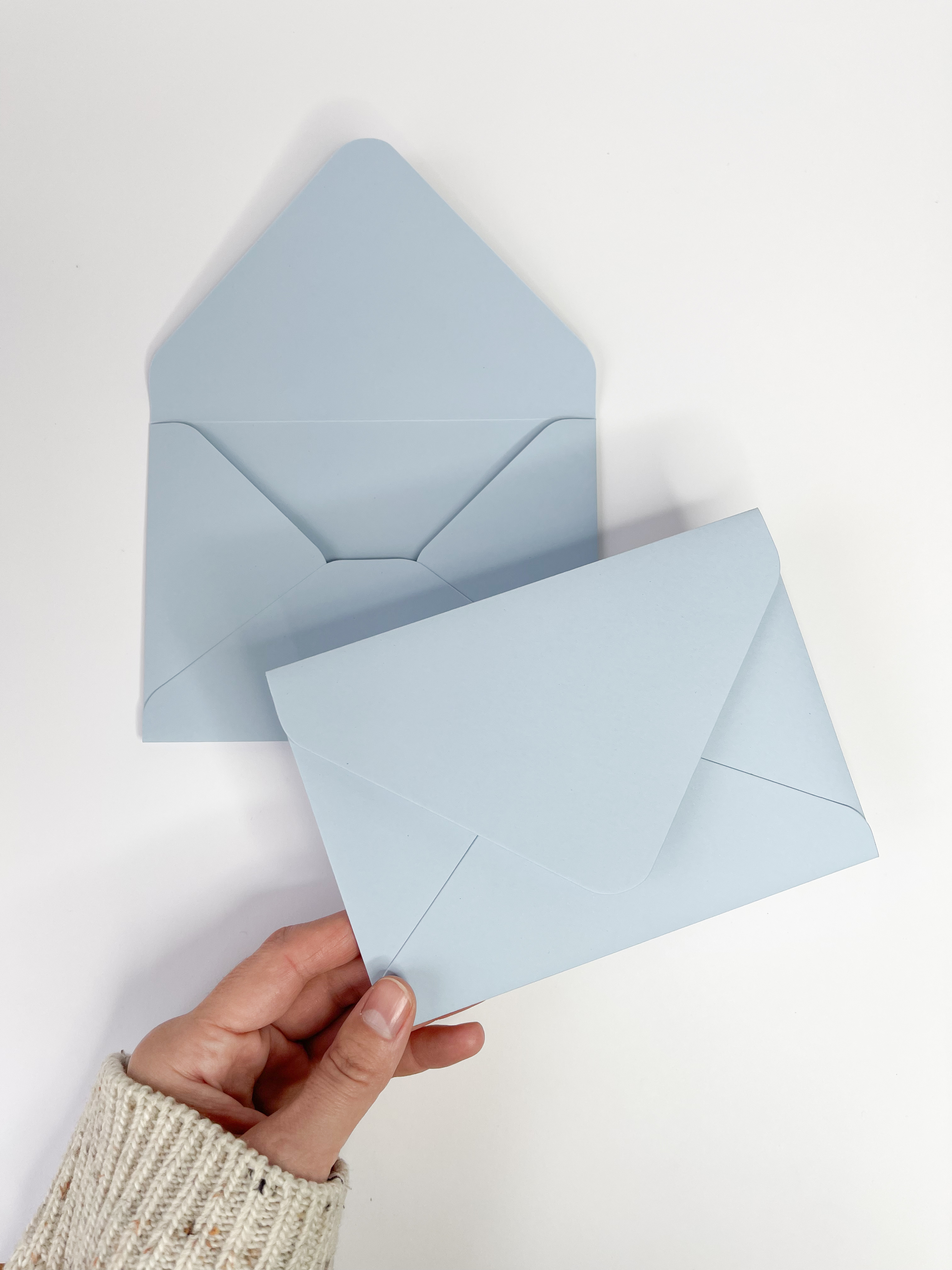 Конверт 10 шт C6 блакитний malmero