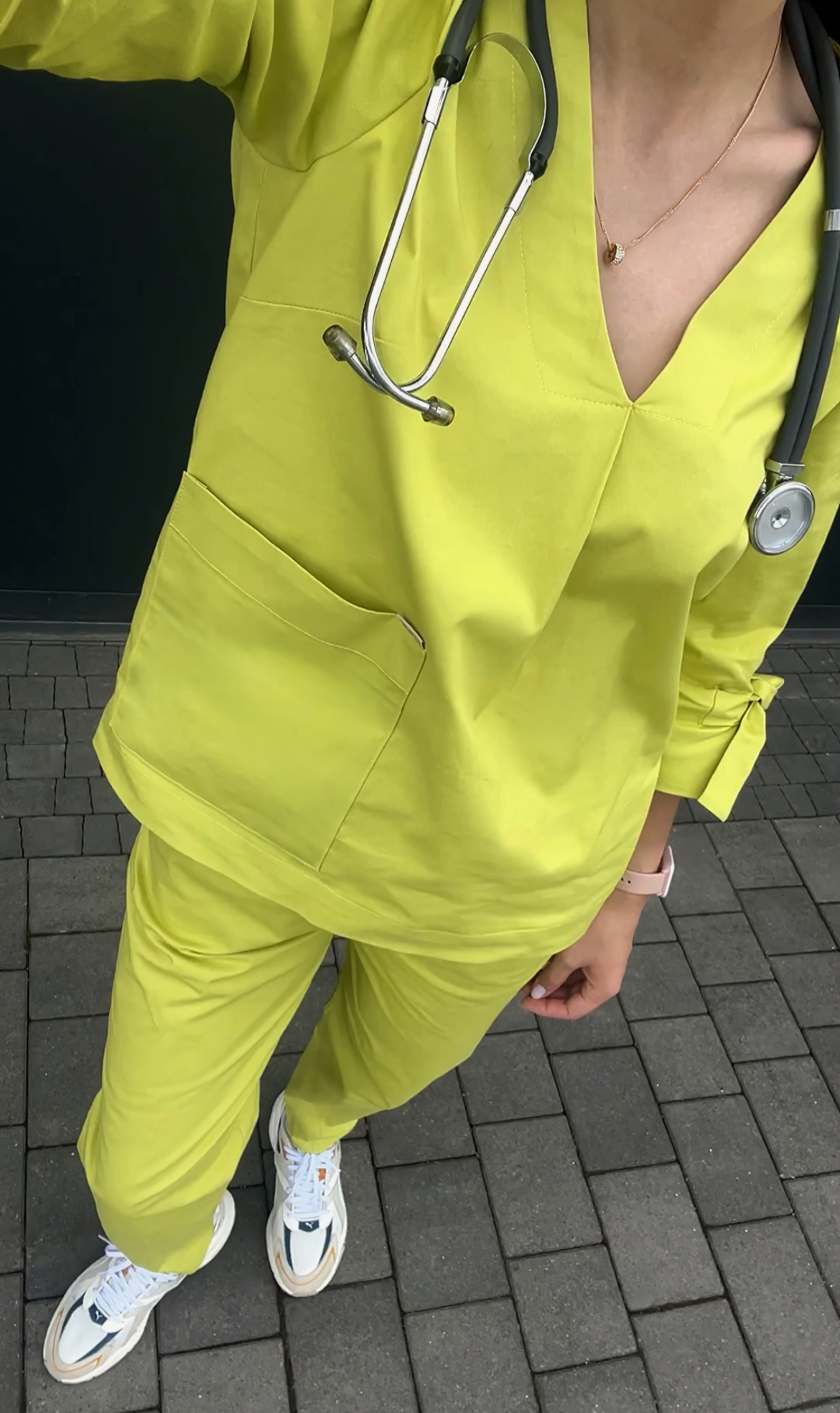 Медичний костюм "Flora" з високим вмістом бавовни