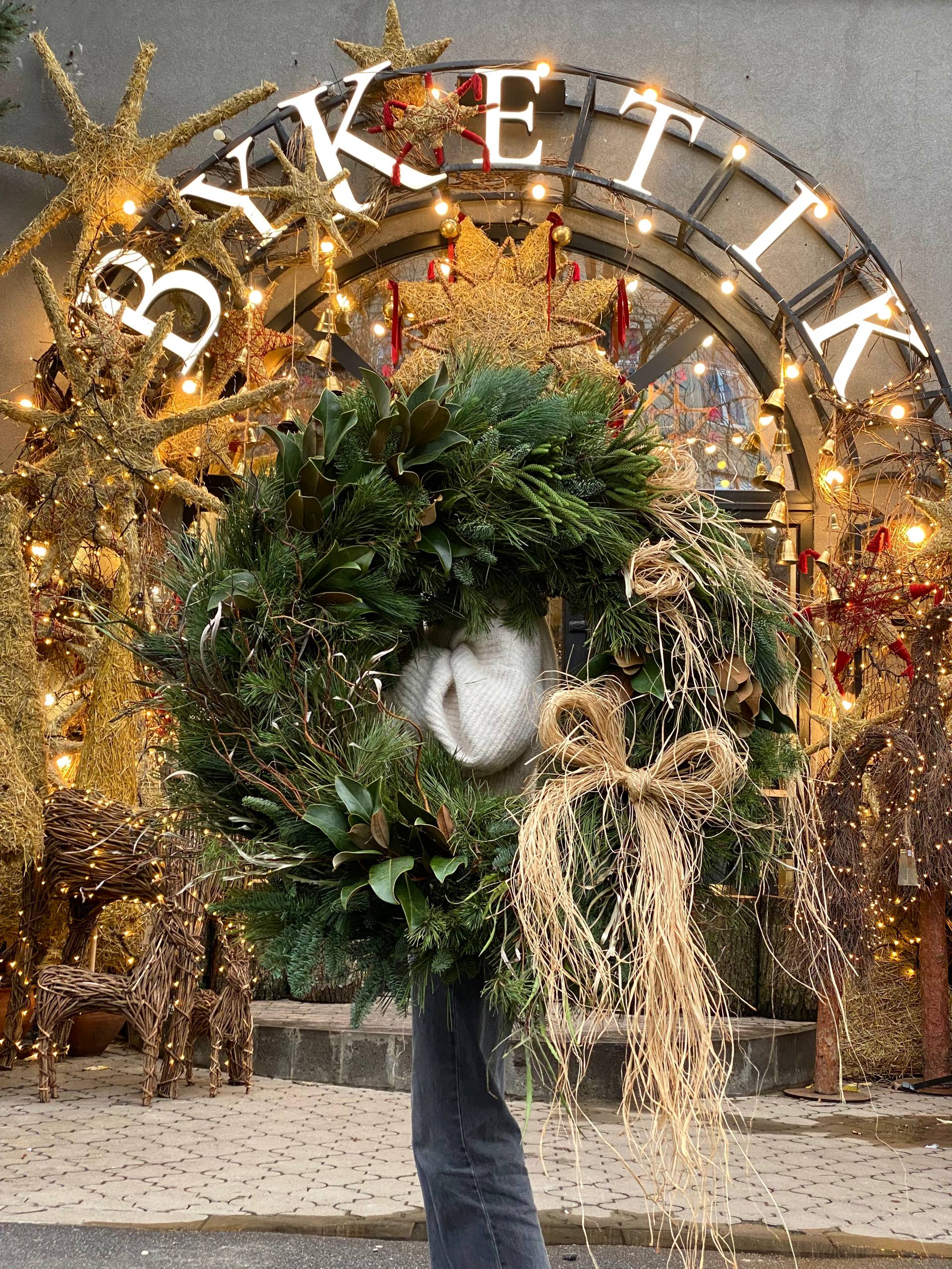 Великий віночок з хвої