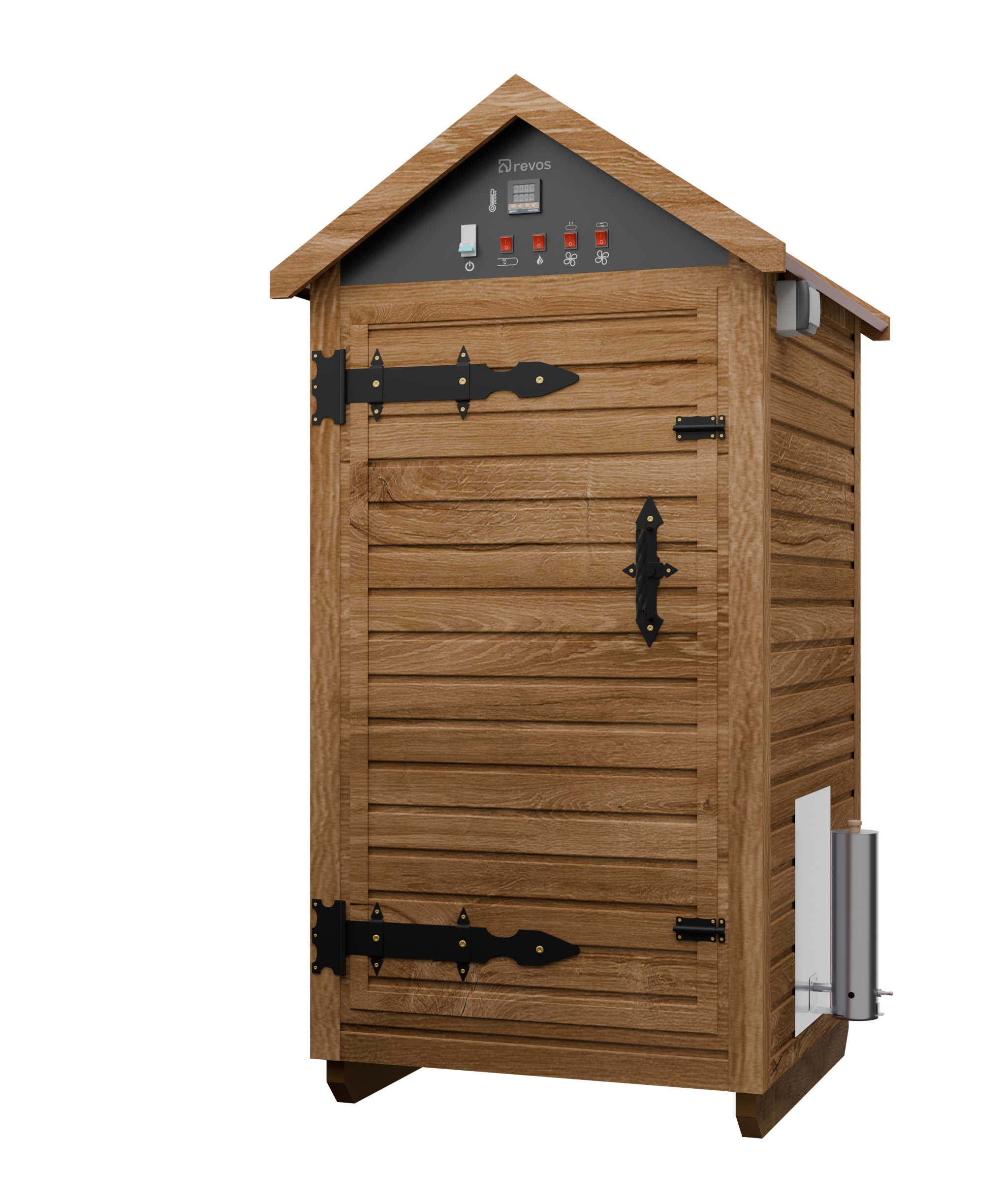 Коптильня Біг 2.0 для гарячого та холодного копчення, сушіння