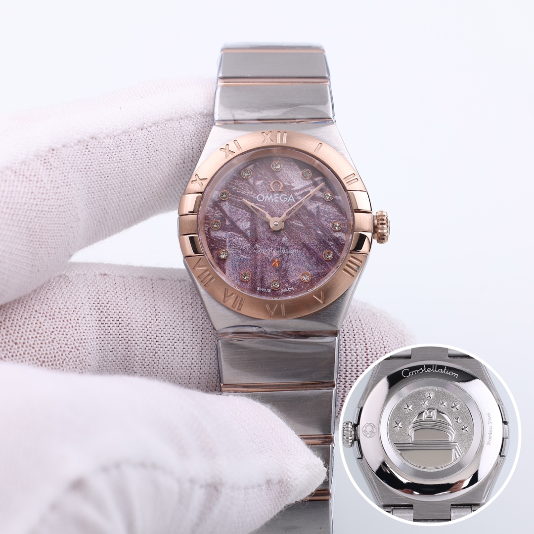 Omega women 123.10.24.60.57.002 Constellation Quartz 24mm