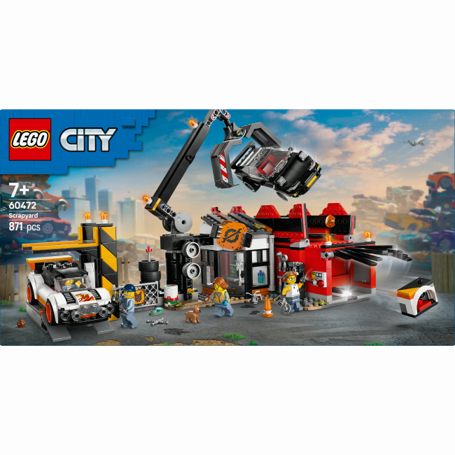 Конструктор LEGO City Звалище з автомобілями (60472)
