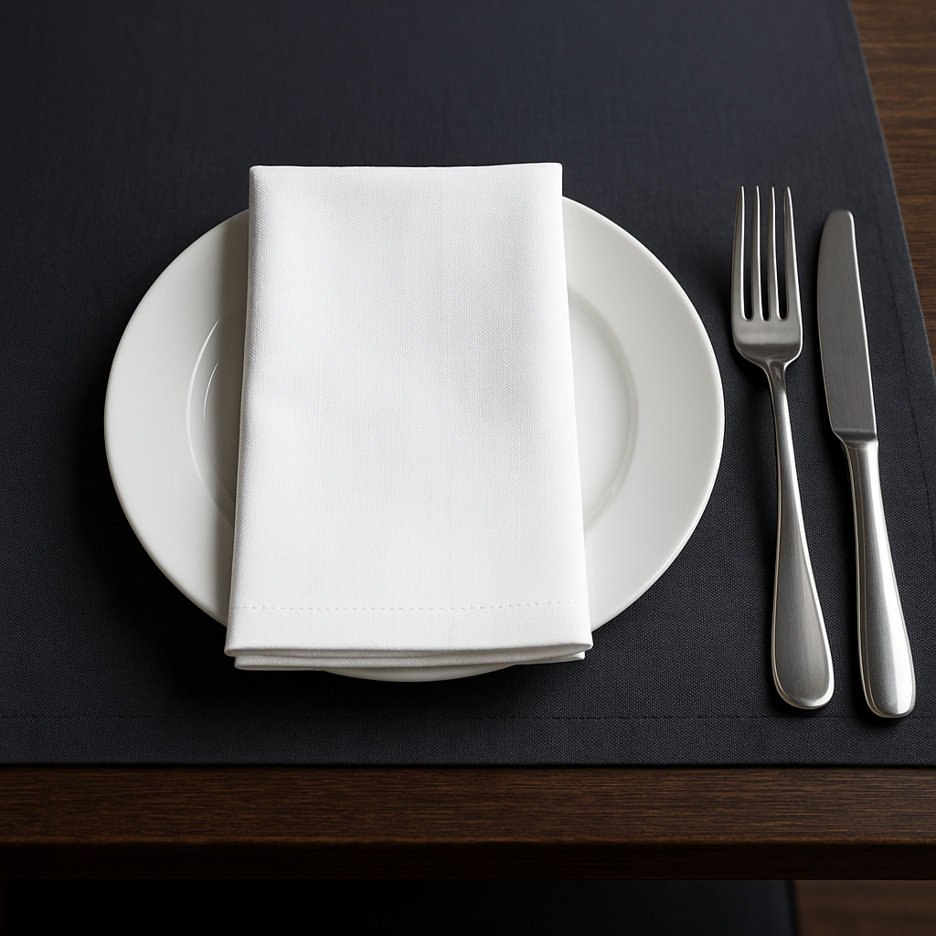 Серветка із  сатіну "Білосніжка"