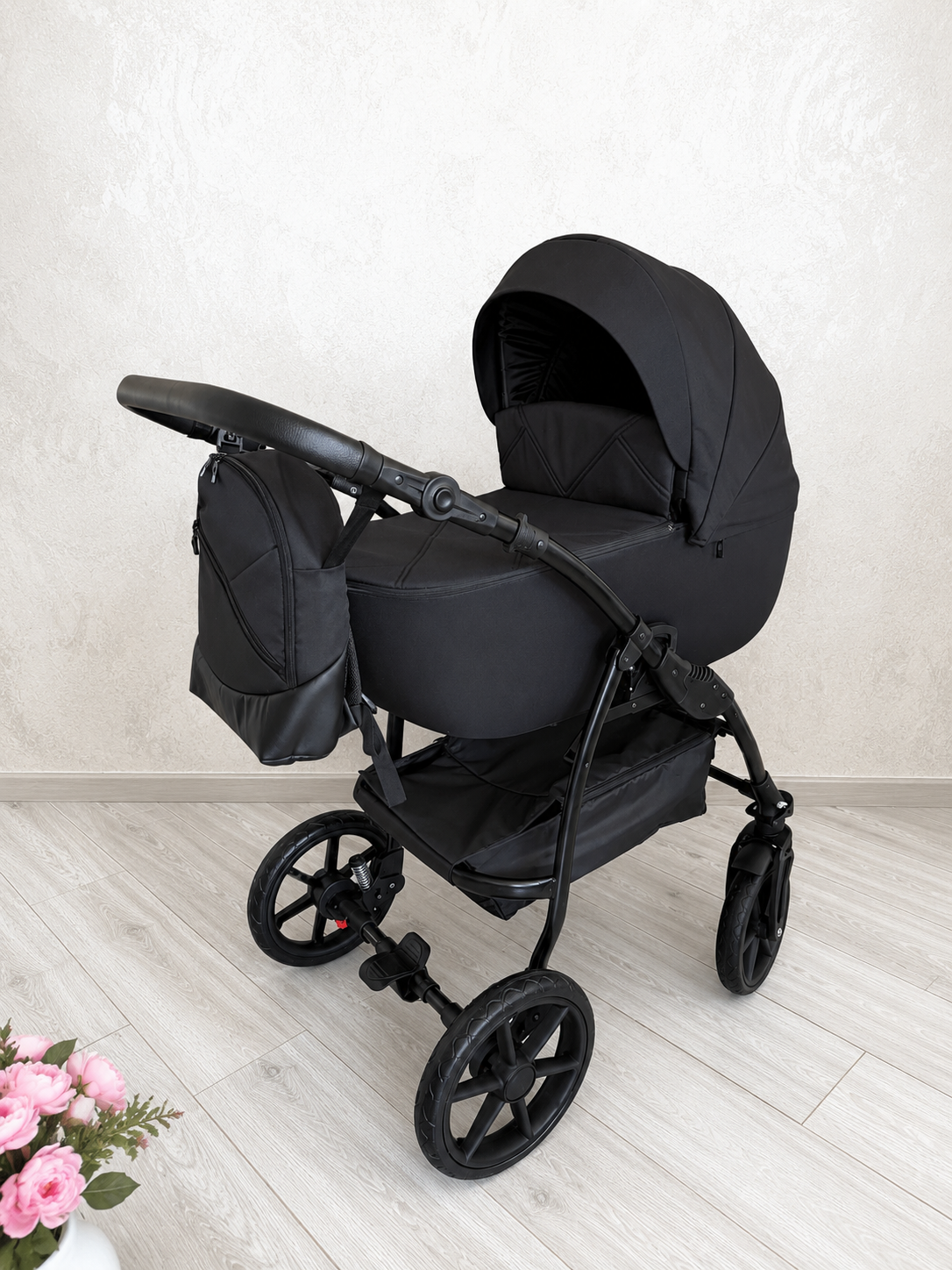 Дитяча коляска 2в1 Victoria Gold Optima текстиль 01