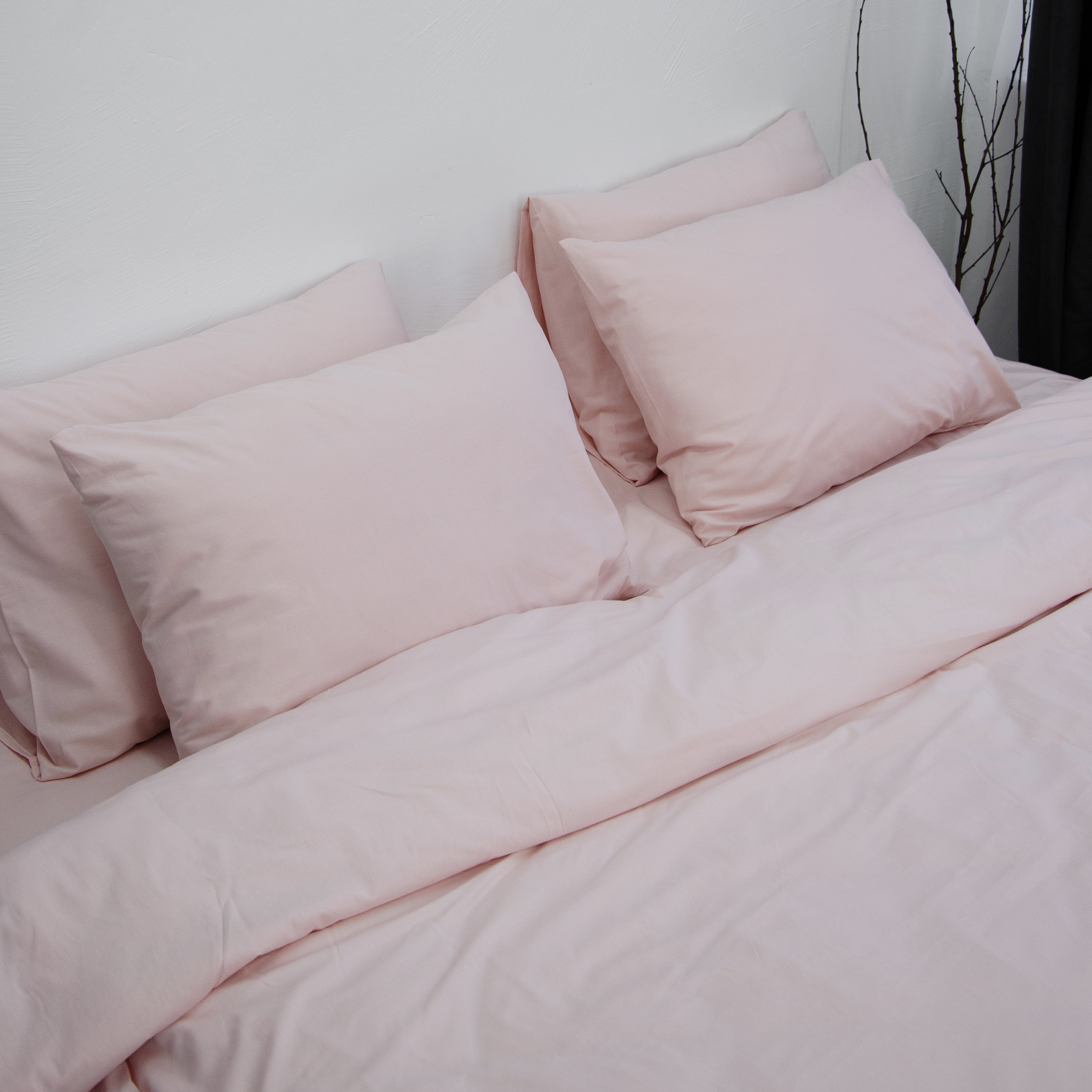 Постільний комплект Сатин Пудра