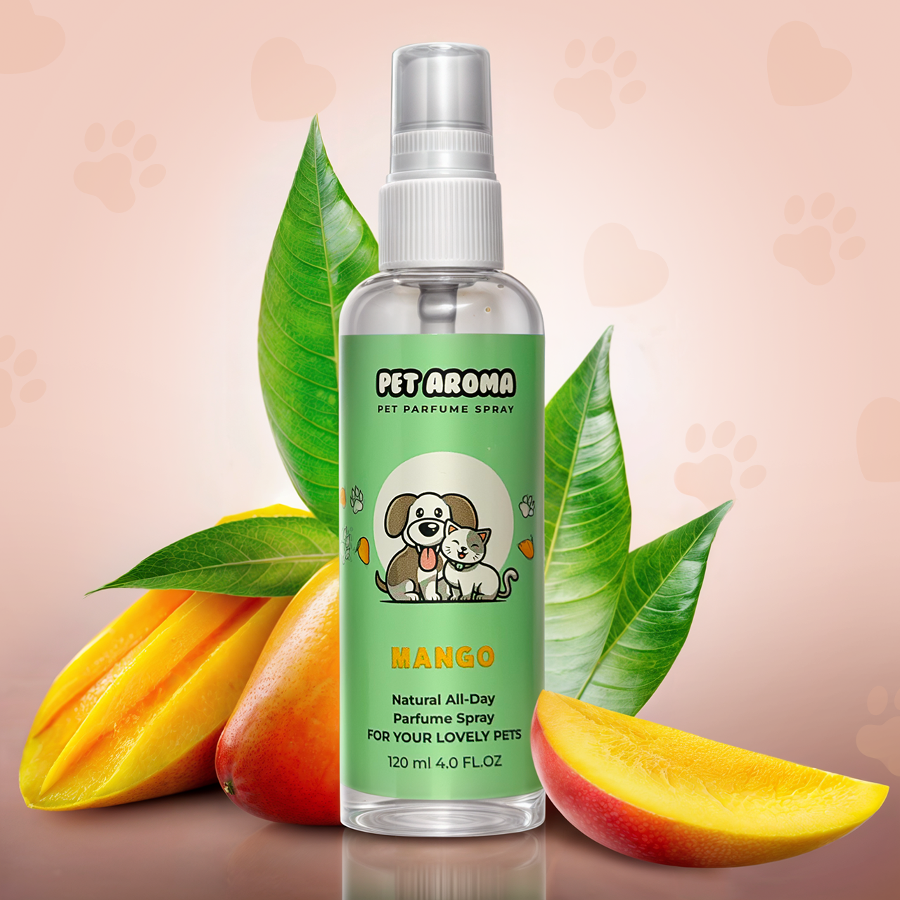 Парфум для тварин PET AROMA MANGO (з ароматом манго) 120 мл