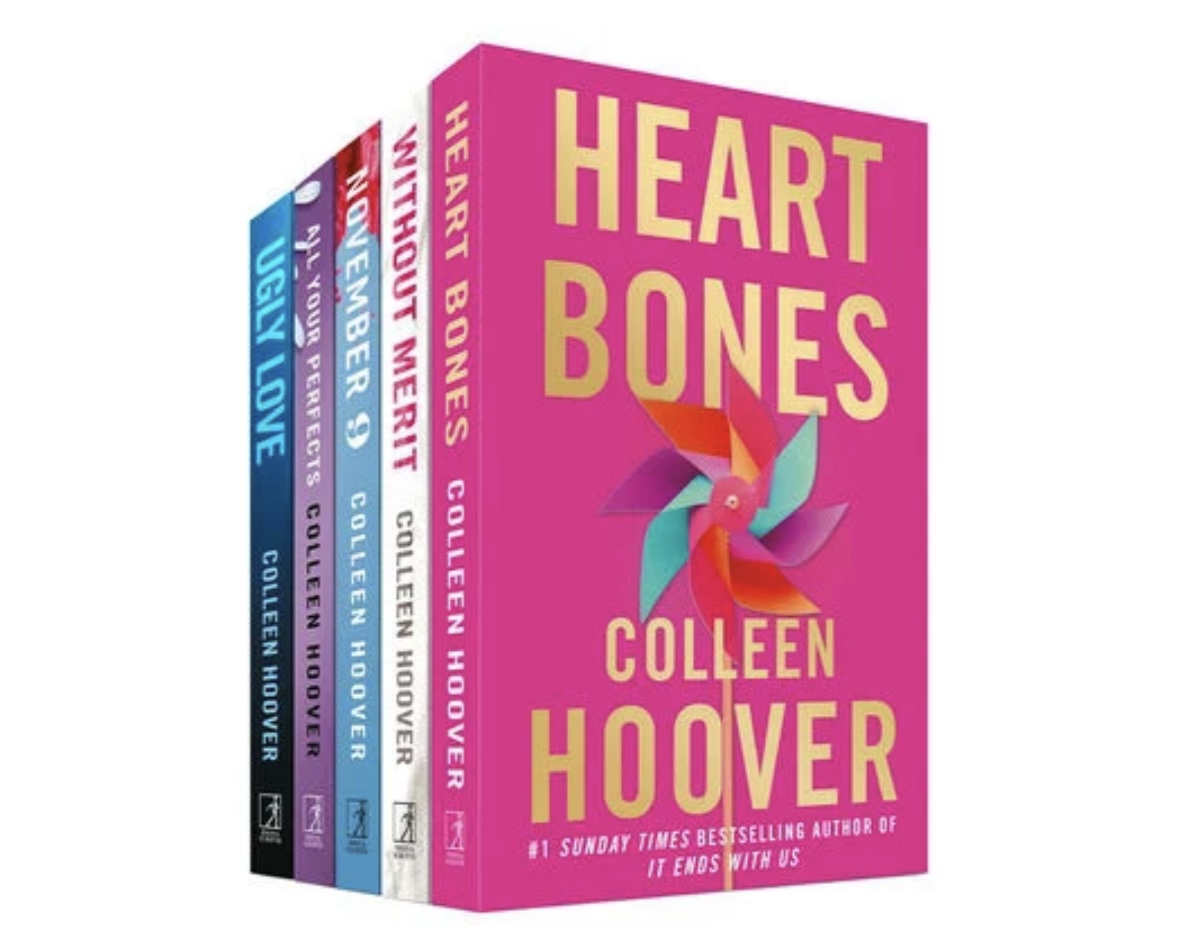 Colleen Hoover  5 Book Set Heart Bones • Without Merit • November 9 • All Your Perfects • Ugly Love