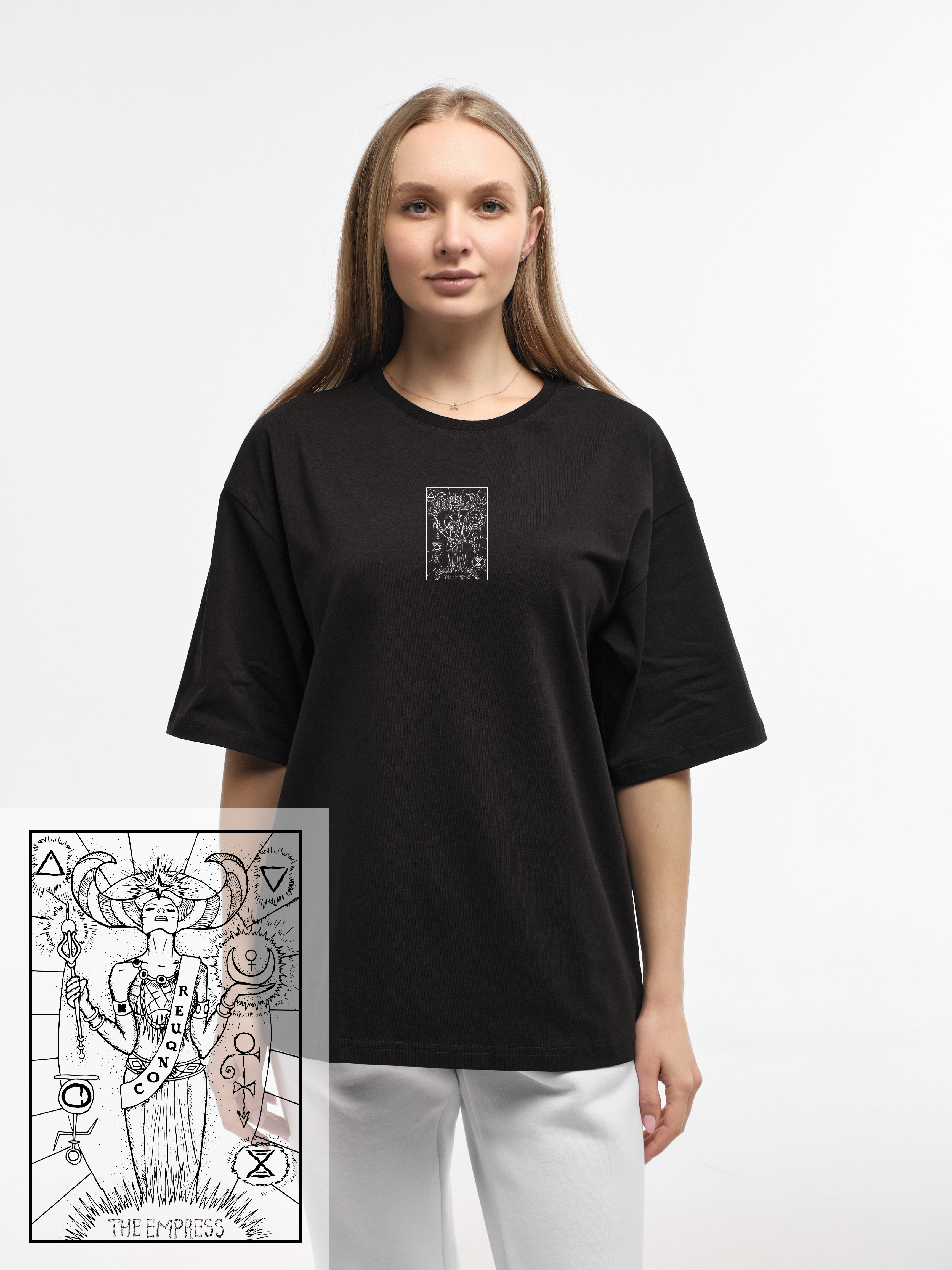 T-SHIRT TAROT "THE EMPRESS" | BLACK EMOTION | XT1