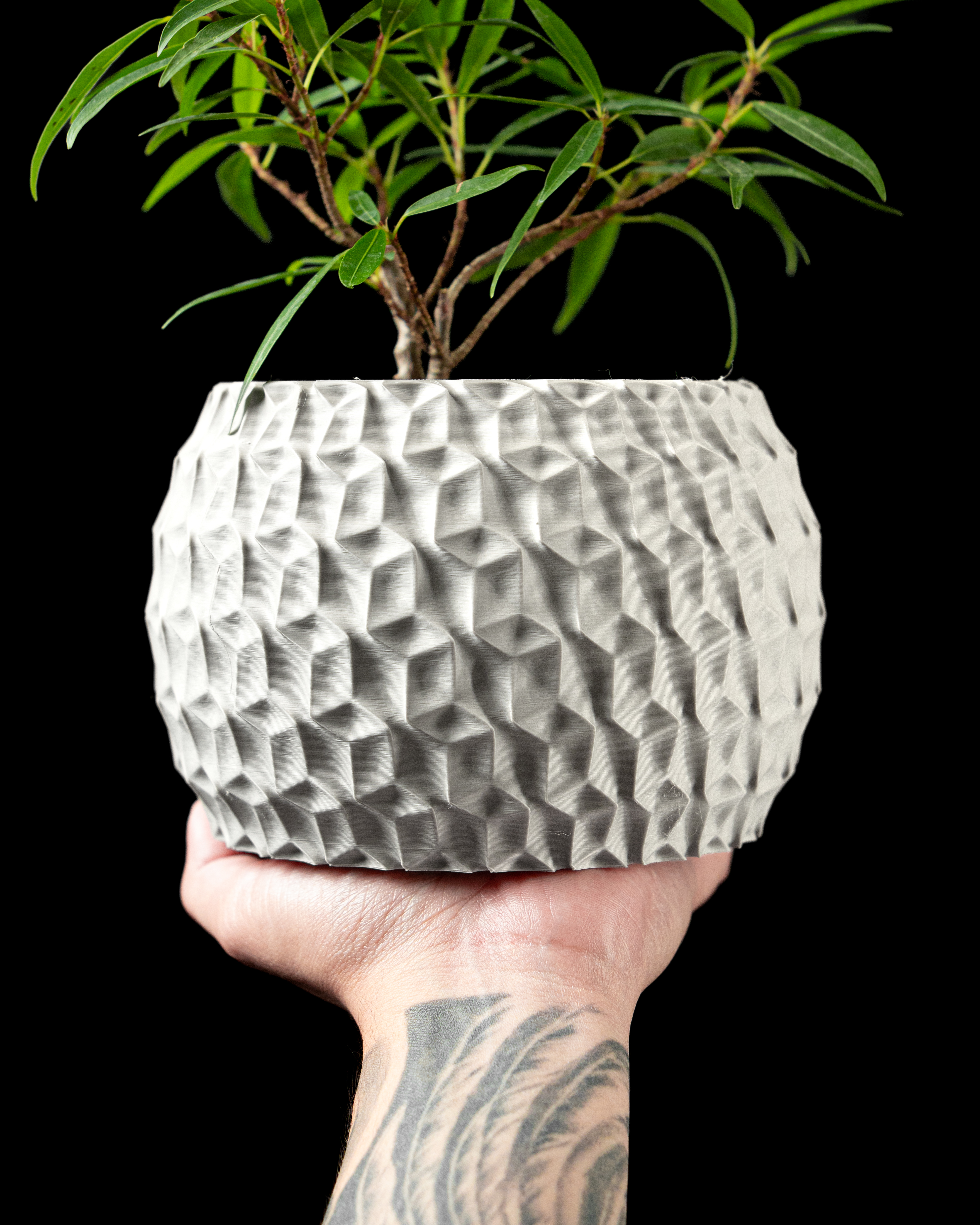 Hexa Planter Pot – Modern 3D Printed Planter