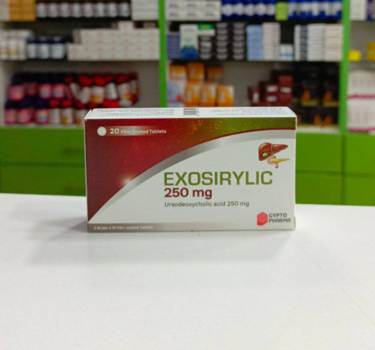 Exosirylic 250 mg аналог Ursofalk Урсодезоксихолева кислота 20 таблеток