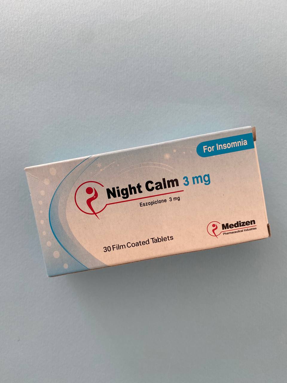 Night calm 3 mg Найт калм 3 мг снодійне, від безсоння, порушення сну 30 табл