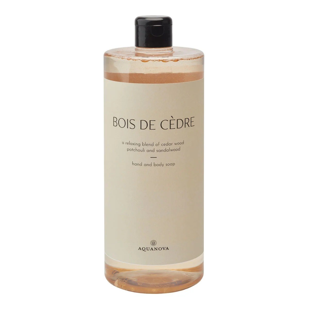 AQUANOVA Paris Запасний блок (рефіл) рідкого мила Bois de Cèdre (1000 мл)
