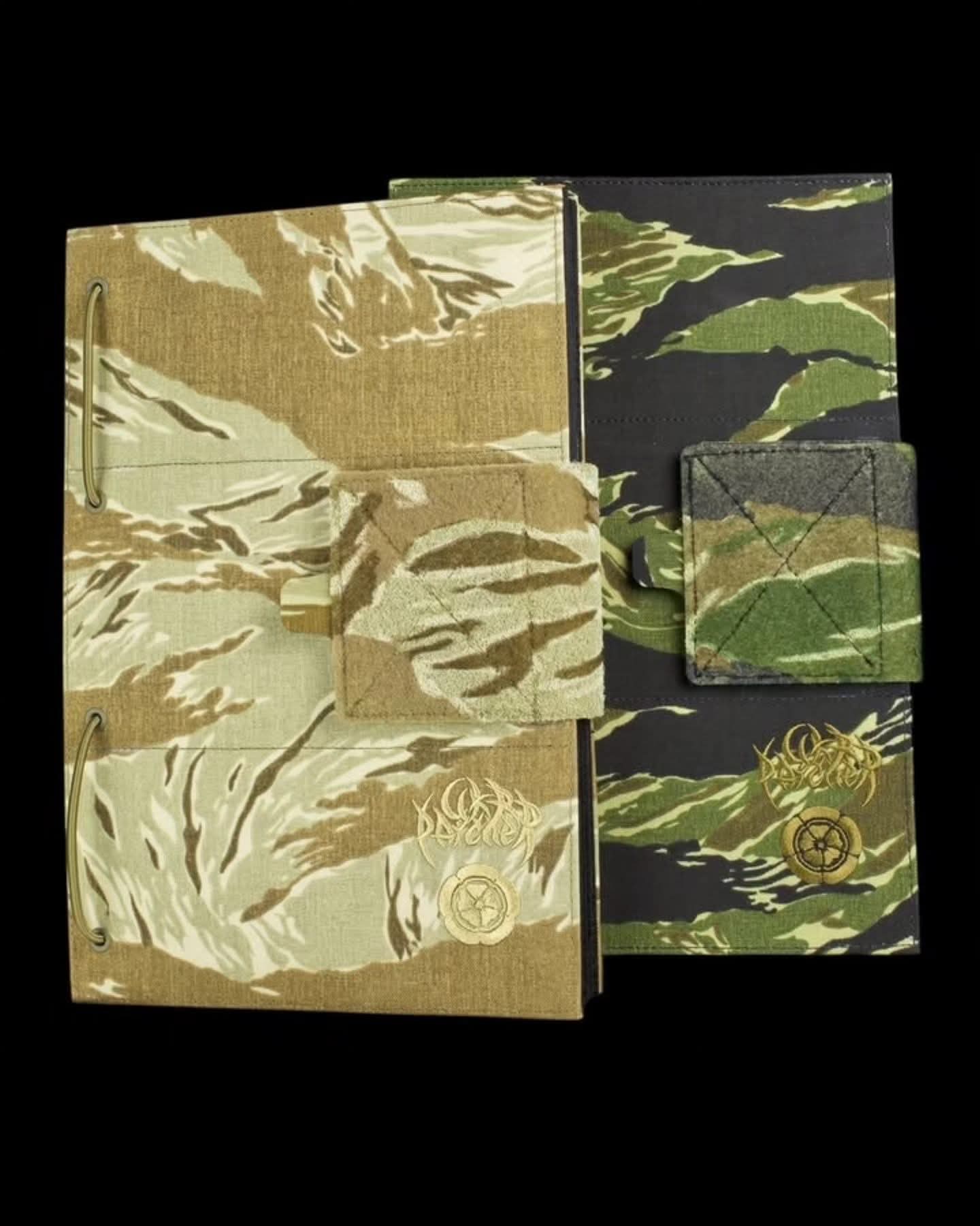 Блокнот для патчів "PATCH BOOK TIGER STRIPE" від колаби брендів "MALVA AMMUNITION" та "UKRPATCHER."